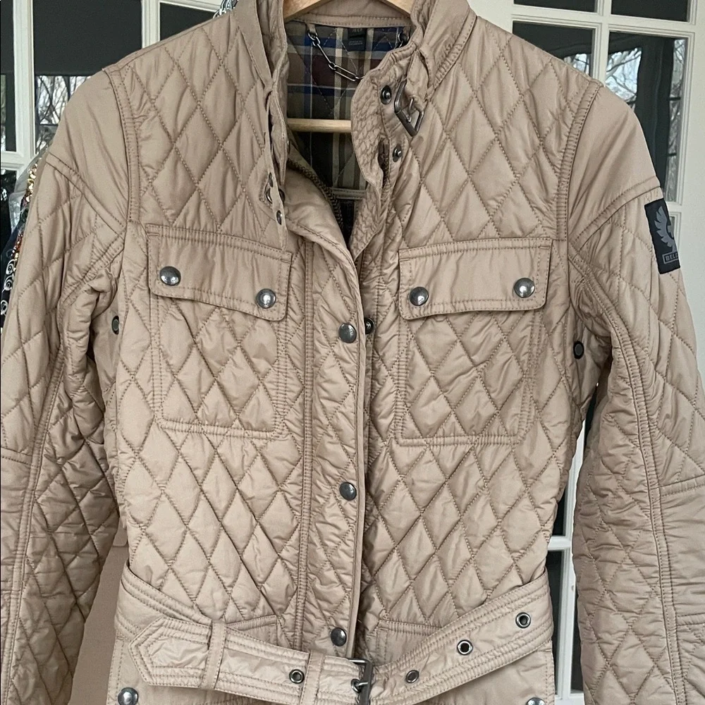 Belstaff Tan Quilted Utility Jacket - Picture 5 of 8